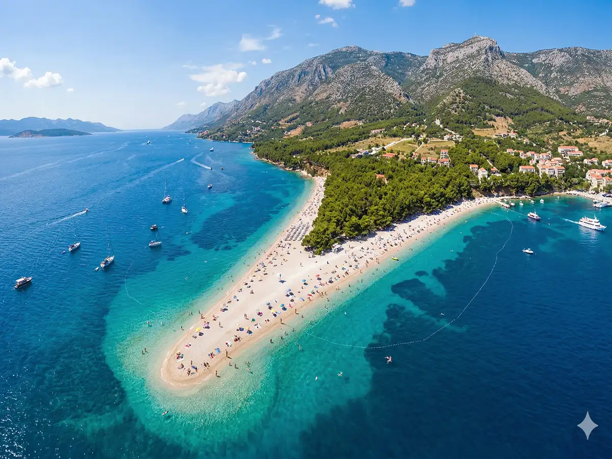 Zlatni Rat beach — Bol, Brač